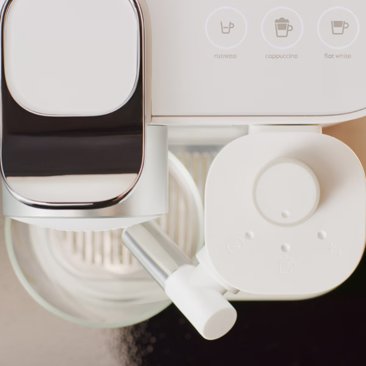 DeLonghi Nespresso Granlattissima Kaffeemaschine Weiß