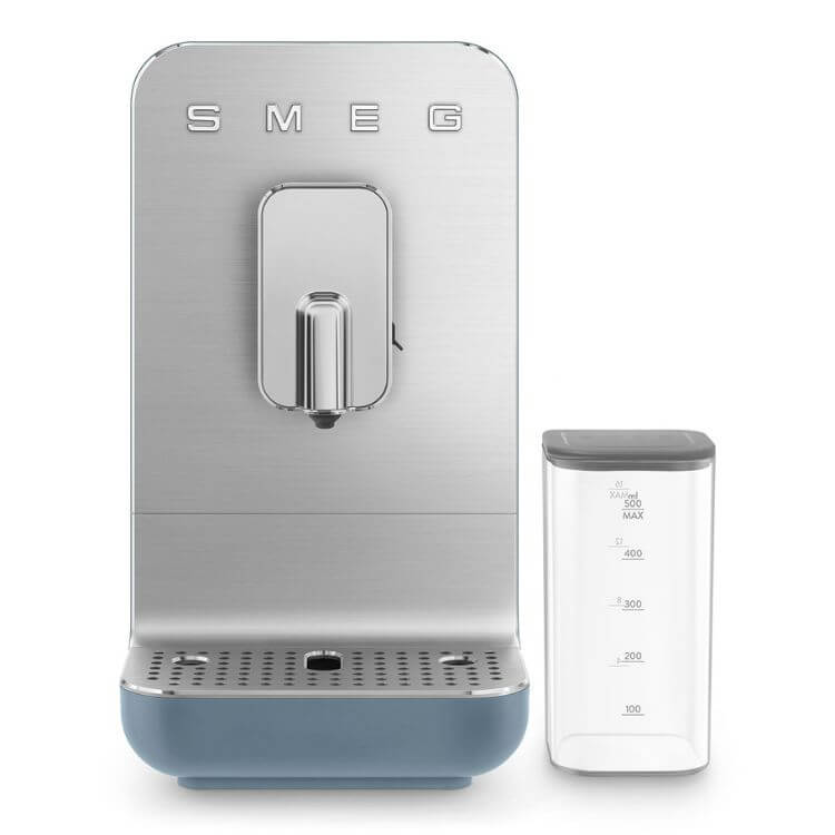 Máquina de Café Smeg Automática Collezione c/ Cappuccinador Azul