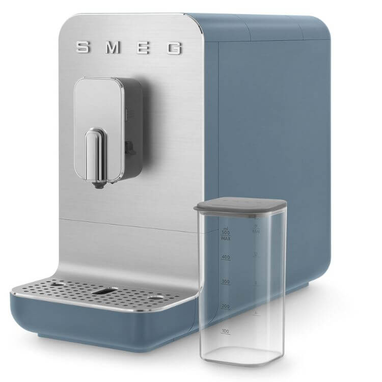 Máquina de Café Smeg Automática Collezione c/ Cappuccinador Azul