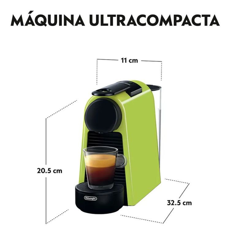 Máquina de Café Delonghi Nespresso Essenza Mini Verde