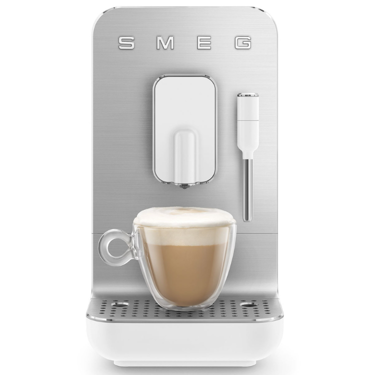 Máquina de Café Smeg Automática Collezione c/ Cappuccinador Branco