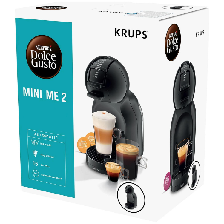 Máquina de Café Krups Dolce Gusto Mini Me 2 Preto
