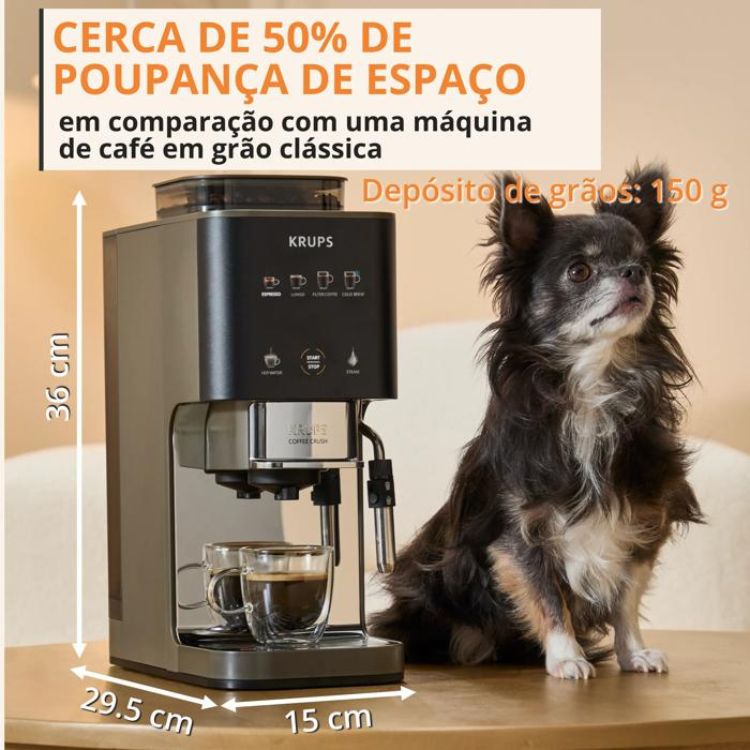 Máquina de Café Krups Automática Coffee Crush Experience