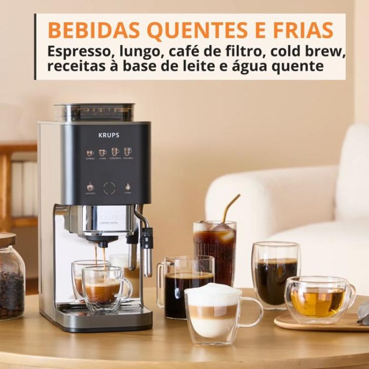 Máquina de Café Krups Automática Coffee Crush Experience