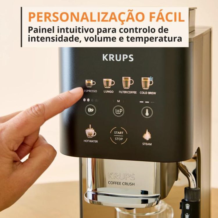 Máquina de Café Krups Automática Coffee Crush Experience