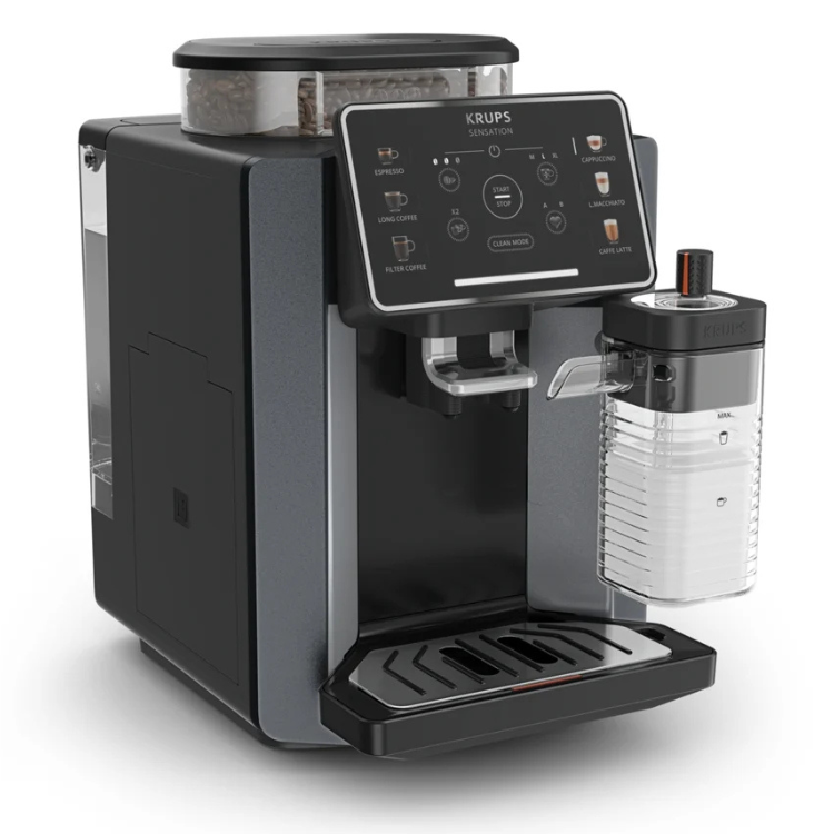Máquina de Café Krups Automática Sensation Milk EA912910 Preto