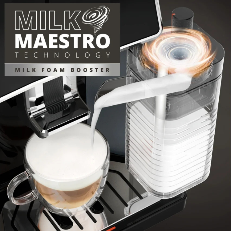 Máquina de Café Krups Automática Sensation Milk EA912910 Preto
