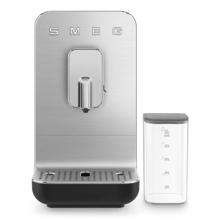Máquina de Café Smeg Automática Collezione c/ Sistema de Leite Preto