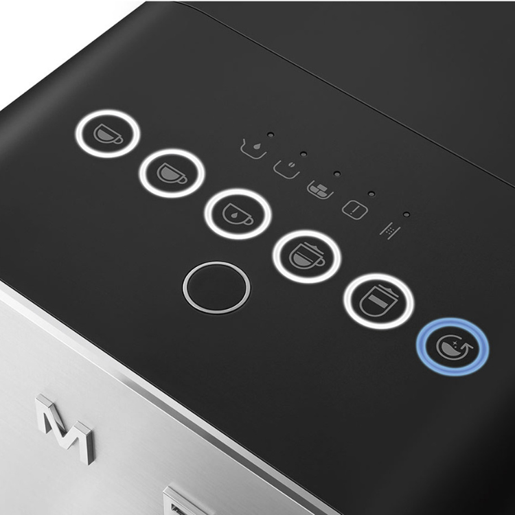 Smeg Automatische Kaffeemaschine Collezione mit Milchsystem Schwarz