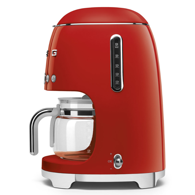 Máquina de Café de Filtro Smeg Anni 50 Vermelho