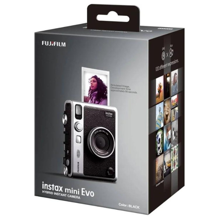 Sofortbildkamera Fujifilm Instax Mini EVO Schwarz