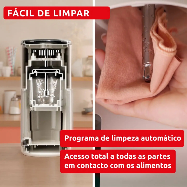Máquina de Gelados Moulinex Dolci MJ602AF0 1,4L 600W