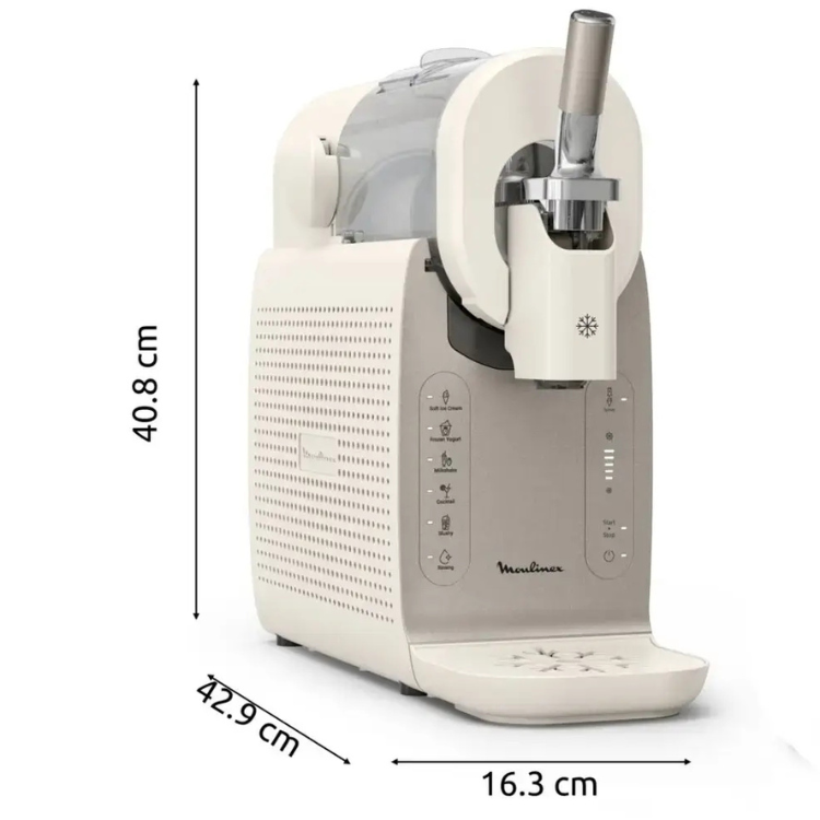 Máquina de Gelados Moulinex Freezi MJ803A 1,4L 200W