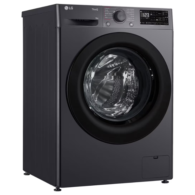 Máquina de Lavar Roupa LG F4WR359S6M 9Kg 1400RPM Classe A Preto