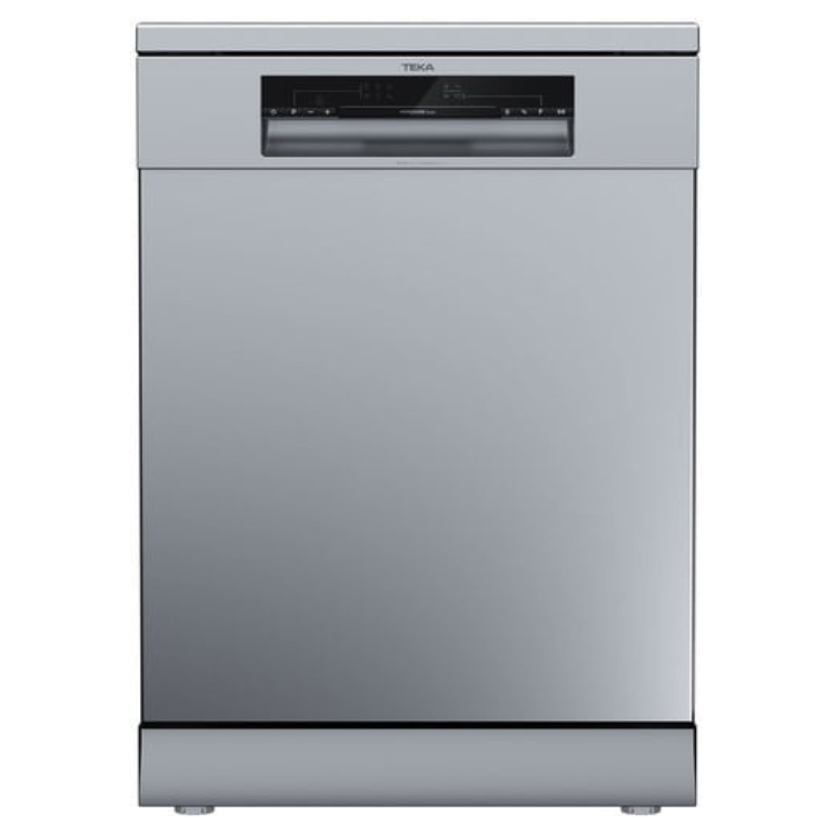 Teka DFS26650 stainless steel freestanding dishwasher, 13 place settings, sleek design.