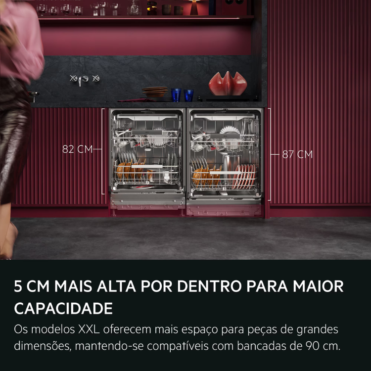 Máquina de Lavar Loiça Encastre AEG GI8700A2PN 15 Conjuntos