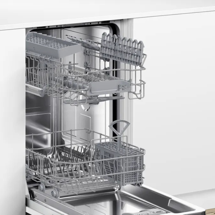 Máquina de Lavar Loiça de Encastre Bosch Serie 2 SPV2HKX42E 10 Conjuntos Branco