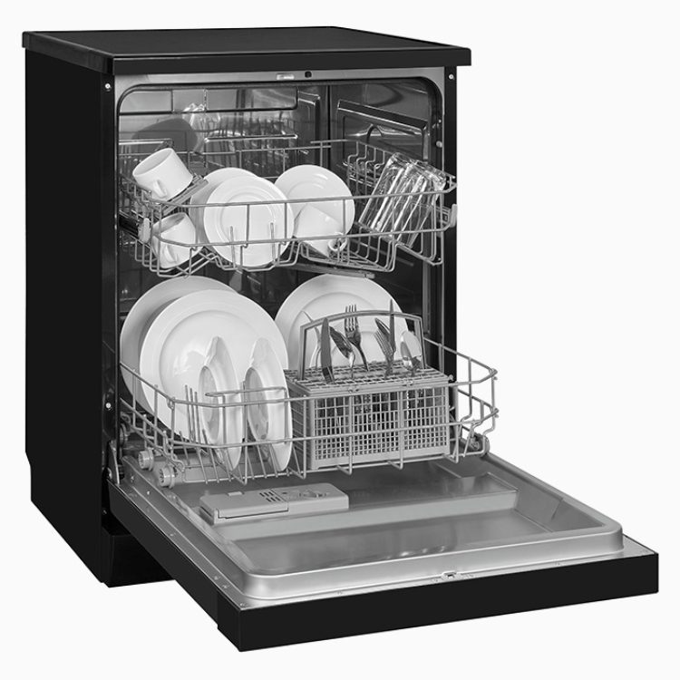 Máquina de Lavar Loiça Exquisit GSP6312-030D 12 Conjuntos Preto - Novo/Ligeiro Dano