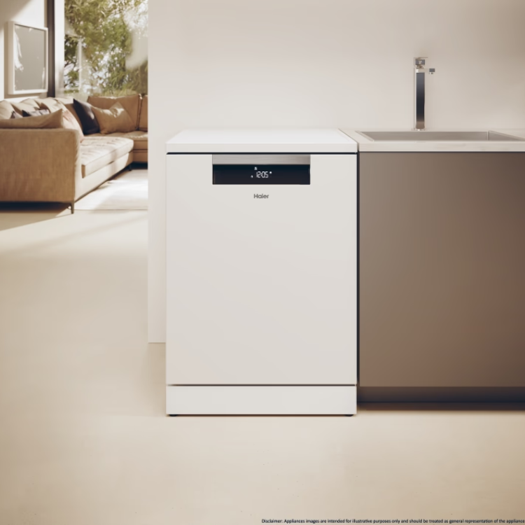 Máquina de Lavar Loiça Haier XF6B2M3PW 14 Conjuntos