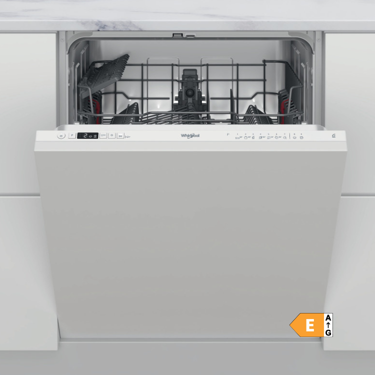 Máquina de Lavar Loiça de Encastre Whirlpool W2IHD526A 14 Conjuntos Branco