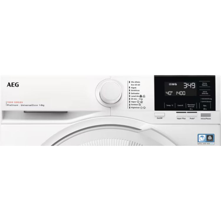 Máquina de Lavar Roupa AEG LFR7184N2V 8Kg 1400RPM Classe A Branco