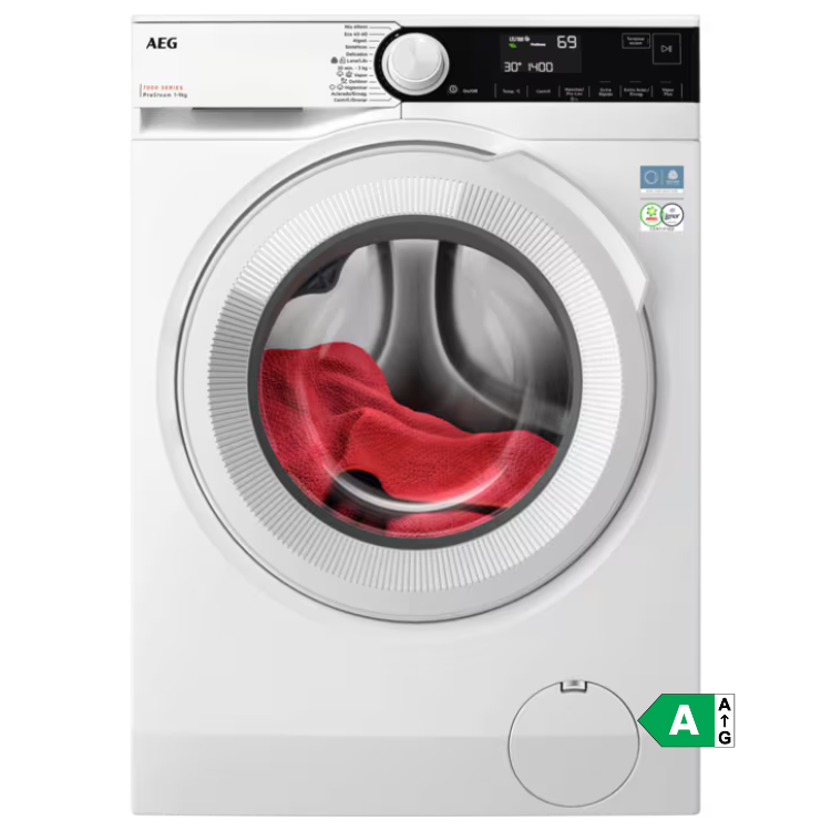 Máquina de Lavar Roupa AEG LFR7394N2B 9Kg 1400RPM Classe A Branco