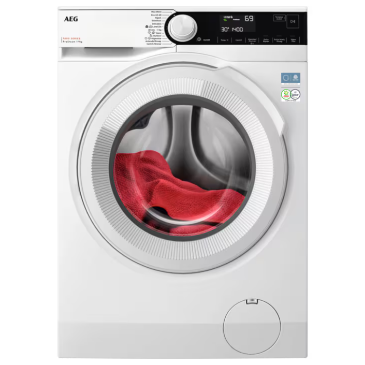 Máquina de Lavar Roupa AEG LFR7394N2B 9Kg 1400RPM Classe A Branco