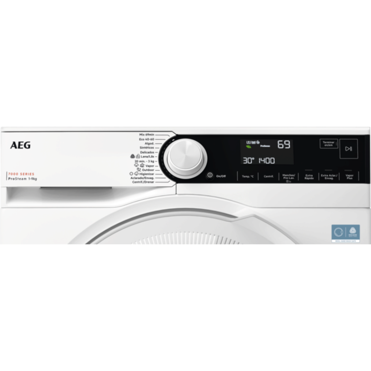 Máquina de Lavar Roupa AEG LFR7394N2B 9Kg 1400RPM Classe A Branco