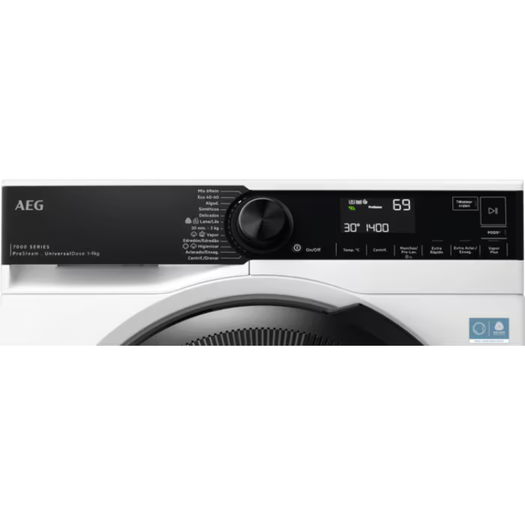 Máquina de Lavar Roupa AEG LFR7394O4V 9Kg 1400RPM Classe A Branco