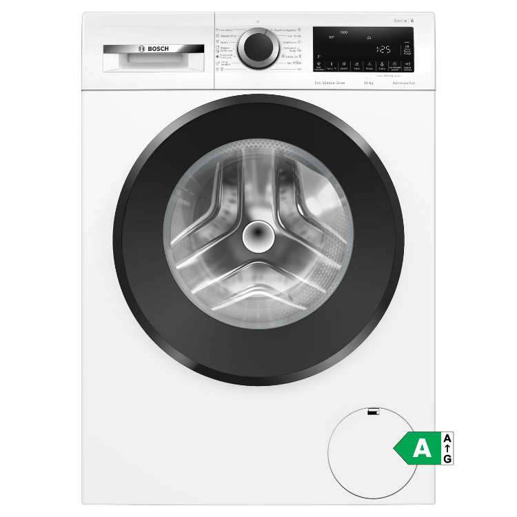 Máquina de Lavar Roupa Bosch Serie 6 WGG256Z1ES 10Kg 1600RPM Classe A Branco