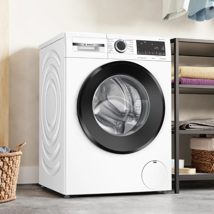 Máquina de Lavar Roupa Bosch Serie 6 WGG256Z1ES 10Kg 1600RPM Classe A Branco