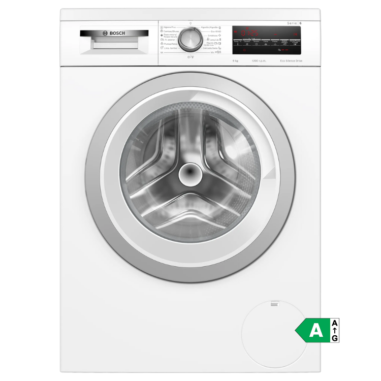 Máquina de Lavar Roupa Bosch Serie 6 WUU24T65ES 9Kg 1200RPM Classe A Branco