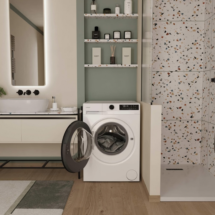 Máquina de Lavar Roupa Candy GD4105S 10Kg 1400RPM Classe A Branco