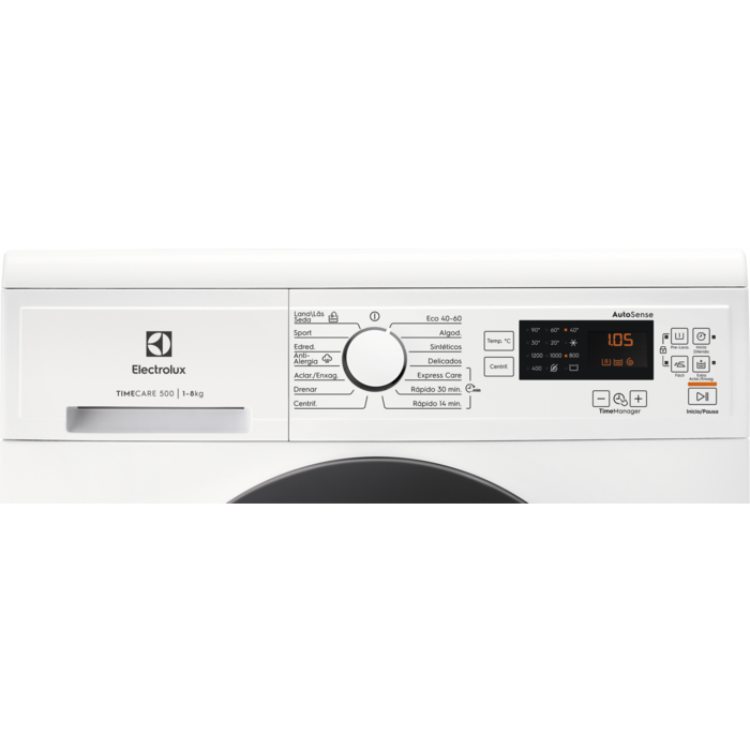 Máquina de Lavar Roupa Electrolux EA2F6821CF 8Kg 1200RPM Classe A