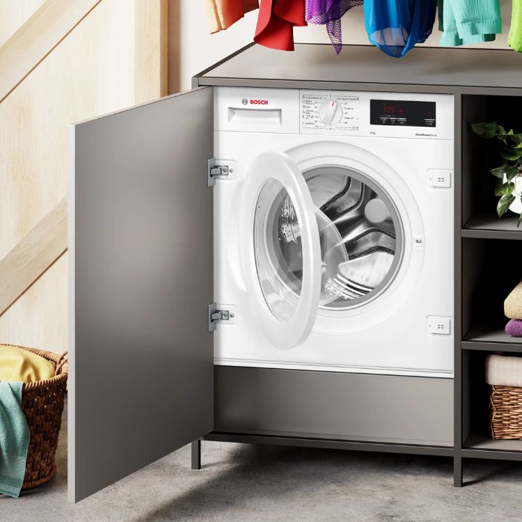 Máquina de Lavar Roupa de Encastre Bosch Serie 6 WIW24307ES 8Kg 1200RPM Classe C