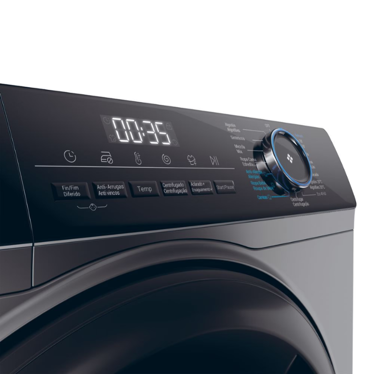 Máquina de Lavar Roupa Haier HW90-B14939S8-IB 9Kg 1400RPM Classe A Branco