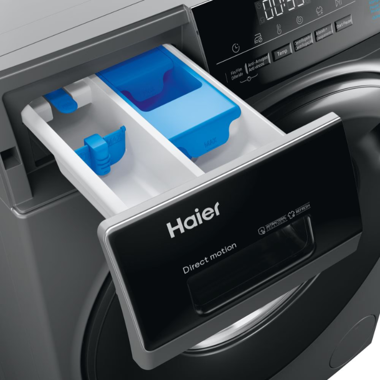 Máquina de Lavar Roupa Haier HW90-B14939S8-IB 9Kg 1400RPM Classe A Branco