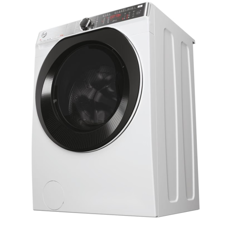 White Hoover front-loading washing machine, 9kg, 1400RPM, Class A.