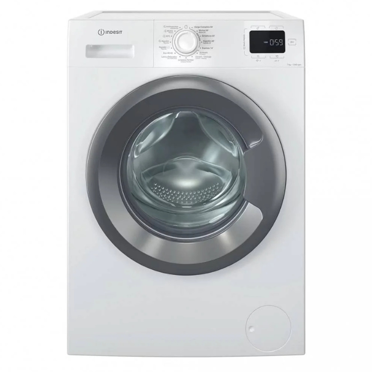 Máquina de Lavar Roupa Indesit IM760SMYTIMESPT 7Kg 1000RPM Classe A Branco