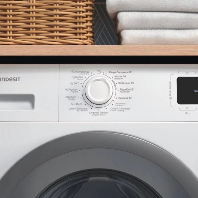Máquina de Lavar Roupa Indesit IM760SMYTIMESPT 7Kg 1000RPM Classe A Branco