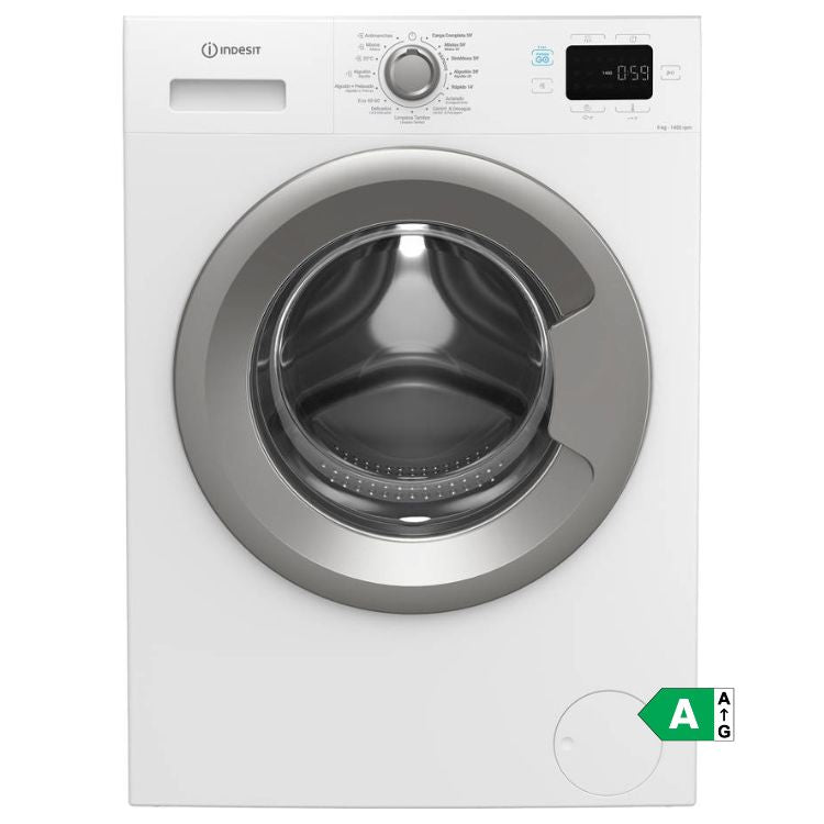 Máquina de Lavar Roupa Indesit IP964S PUSH&GO SPT 9Kg 1400RPM Classe A