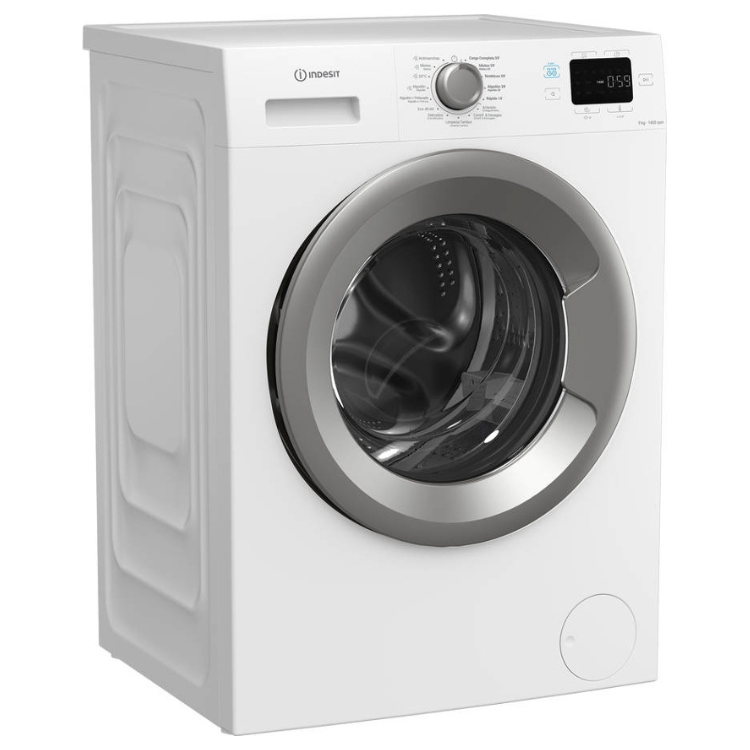 Máquina de Lavar Roupa Indesit IP964S PUSH&GO SPT 9Kg 1400RPM Classe A