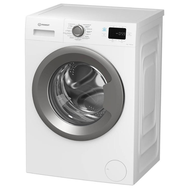 Máquina de Lavar Roupa Indesit IP964S PUSH&GO SPT 9Kg 1400RPM Classe A