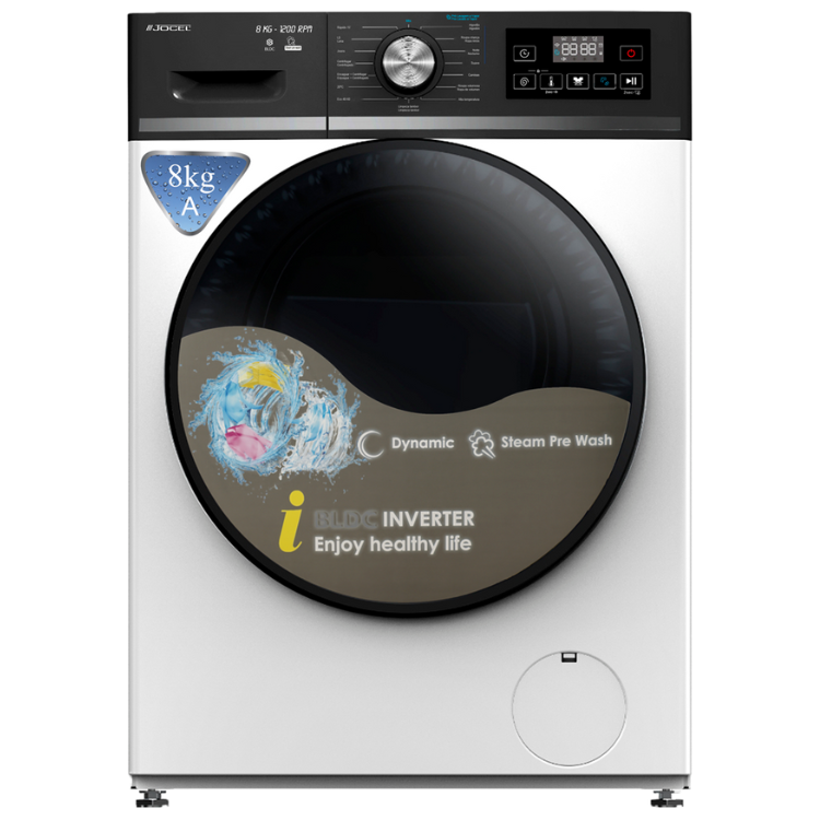 Jocel JLR014177 Waschmaschine, 8 kg, 1200 U/min, Klasse A