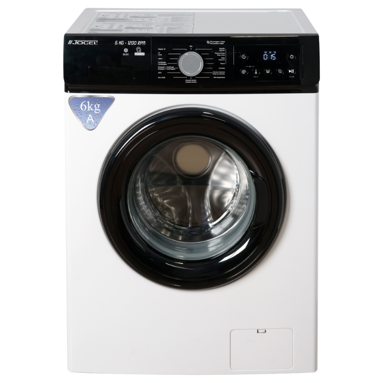 Máquina de Lavar Roupa Jocel JLR014184 6Kg 1200RPM Classe A