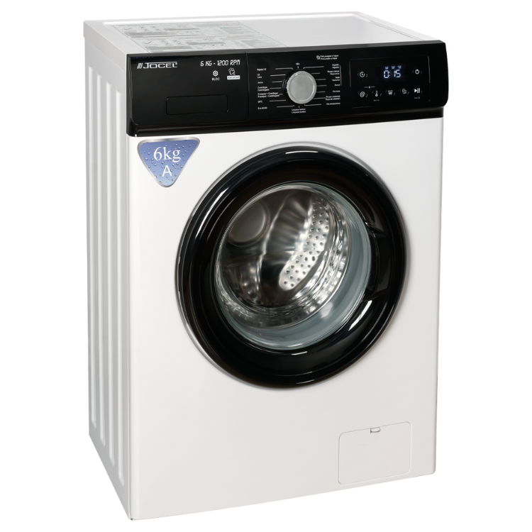 Máquina de Lavar Roupa Jocel JLR014184 6Kg 1200RPM Classe A