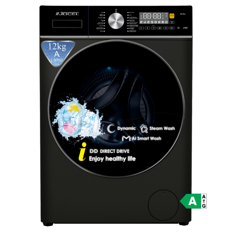 Máquina de Lavar Roupa Jocel JLR015006 12Kg 1400RPM Classe A