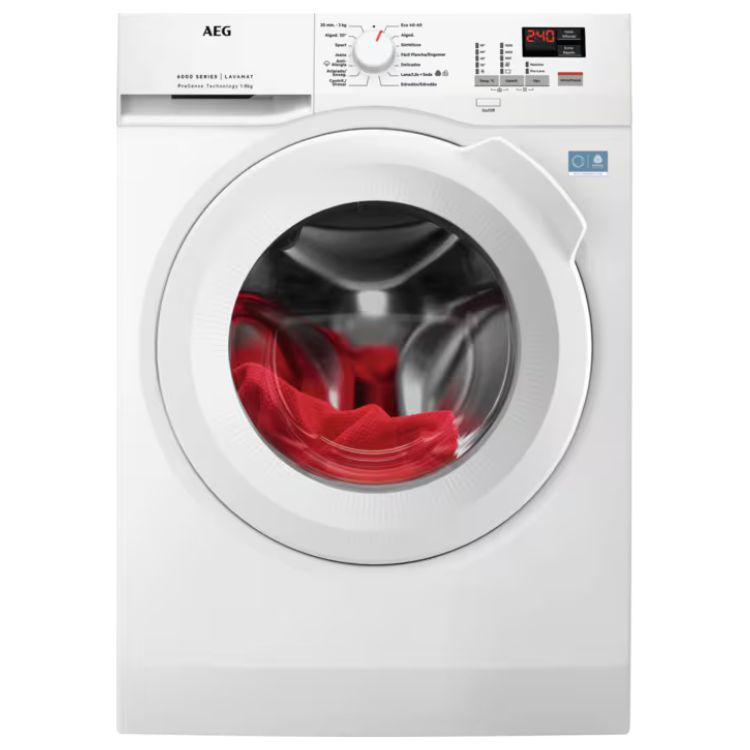 Máquina de Lavar Roupa AEG LFA6K8241C 8Kg 1200RPM Classe A Branco