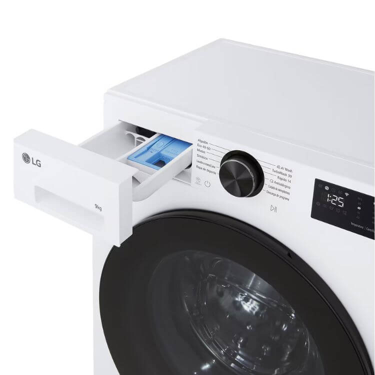 Máquina de Lavar Roupa LG F2X50S9TLB 9Kg 1200RPM Classe A