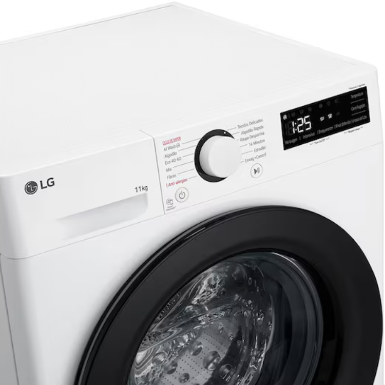 Máquina de Lavar Roupa LG F4WR5011A6F 11kg 1400RPM Classe A